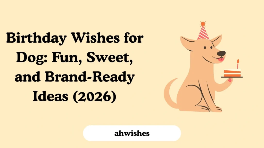 Birthday Wishes for Dog: Fun, Sweet, and Brand-Ready Ideas (2026)