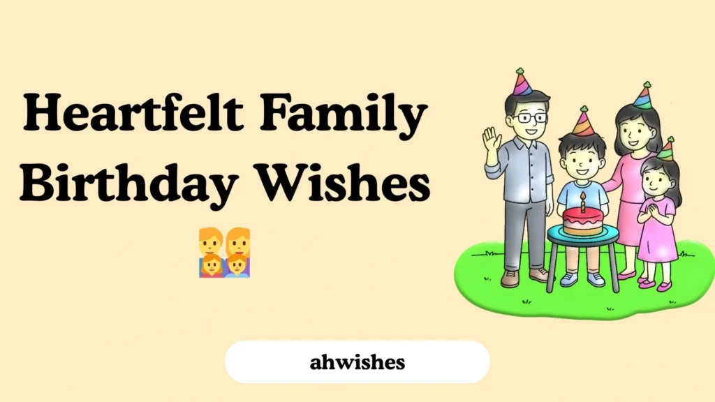 Heartfelt Family Birthday Wishes