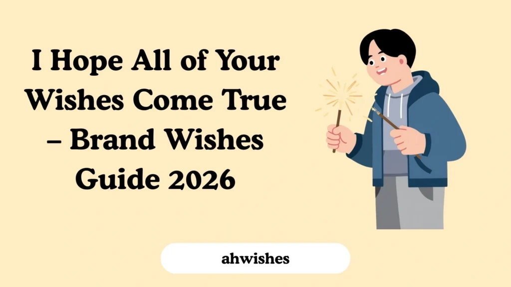 I Hope All of Your Wishes Come True – Brand Wishes Guide 2026