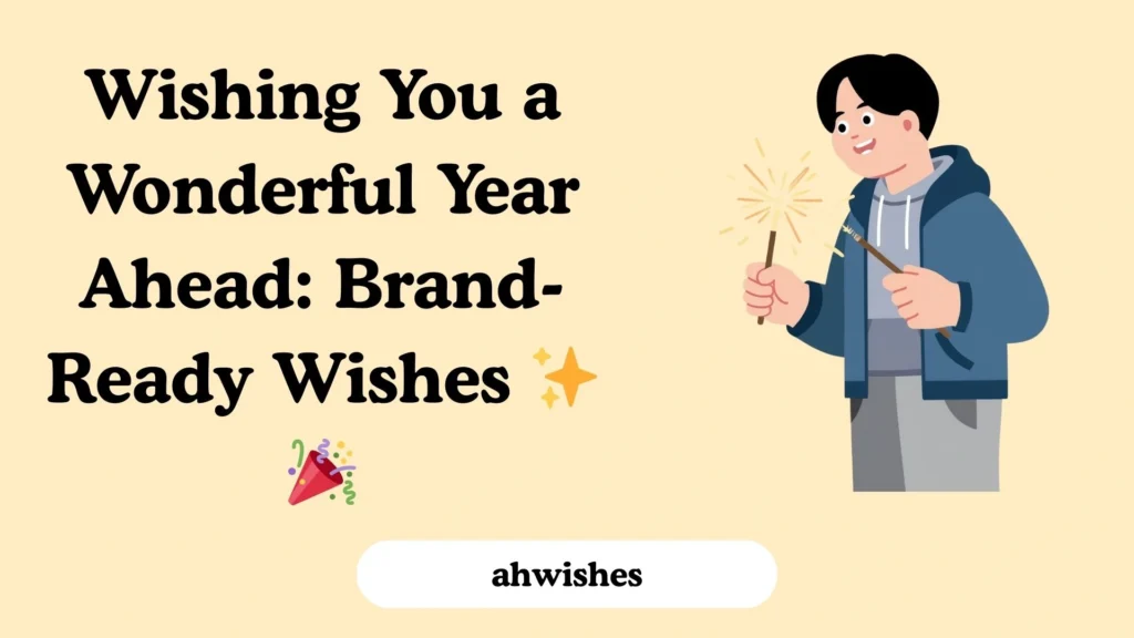 Wishing You a Wonderful Year Ahead: Brand-Ready Wishes