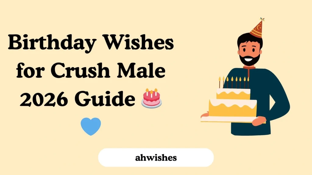 Birthday Wishes for Crush Male 2026 Guide