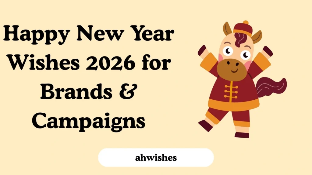 Happy New Year Wishes 2026 for Brands & Campaigns