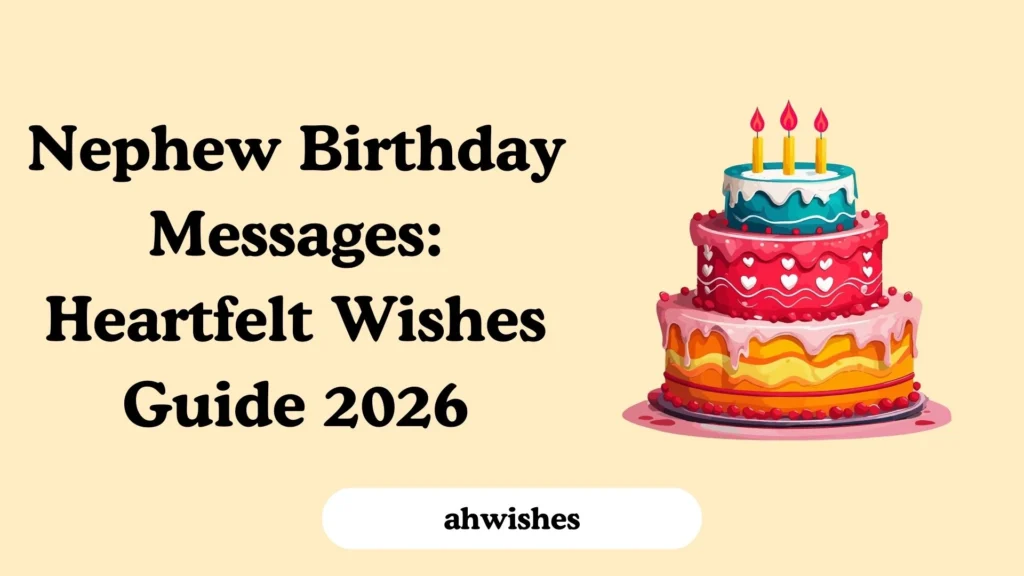 Nephew Birthday Messages: Heartfelt Wishes Guide 2026