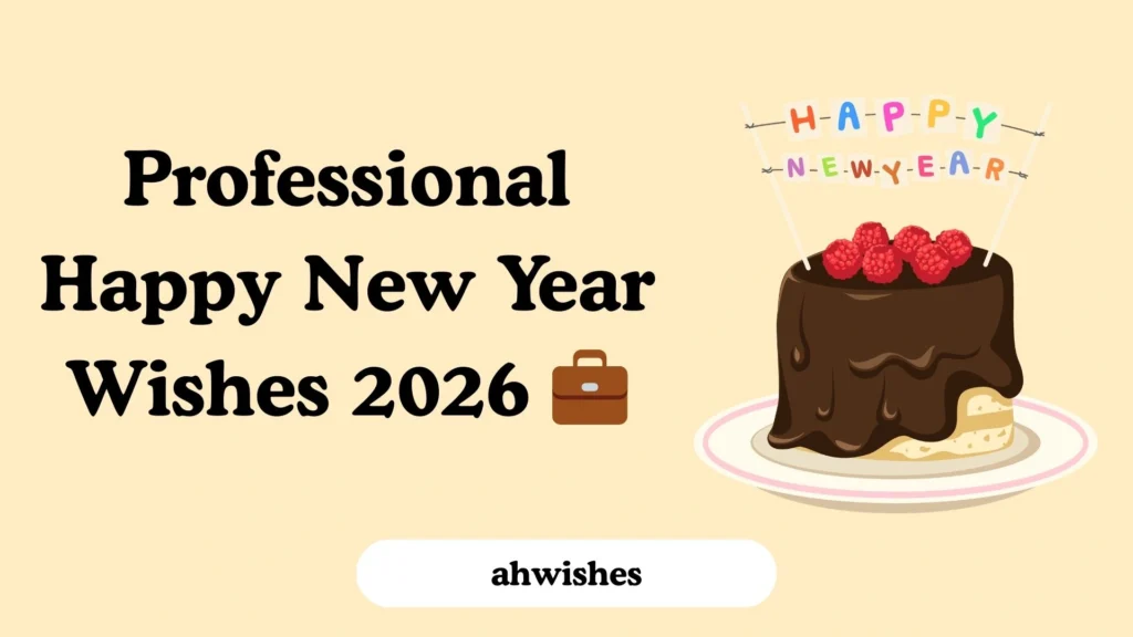 Professional Happy New Year Wishes
