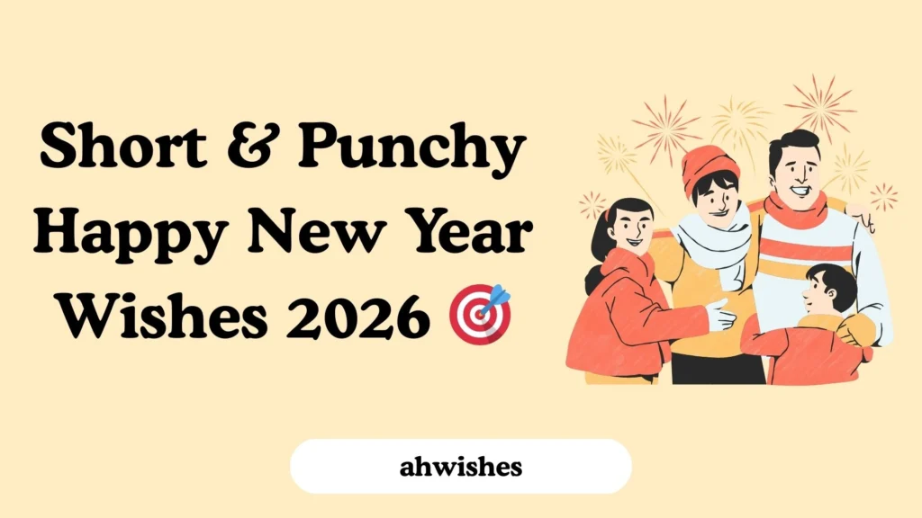 Short & Punchy Happy New Year Wishes