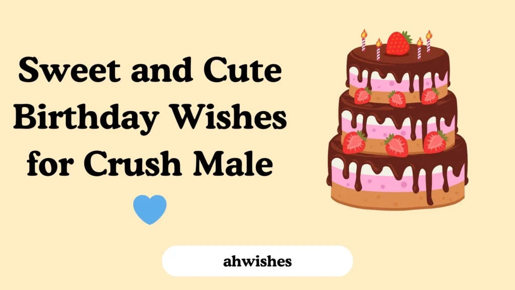 Sweet and Cute Birthday Wishes for Crush Male