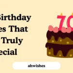 70th Birthday Wishes That Feel Truly Special