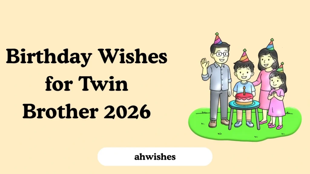 Birthday Wishes for Twin Brother