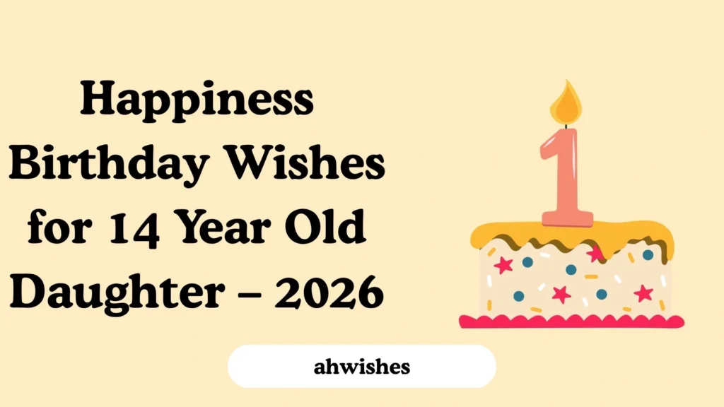 Happiness Birthday Wishes for 14 Year Old Daughter