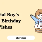 Special Boy’s Third Birthday Wishes