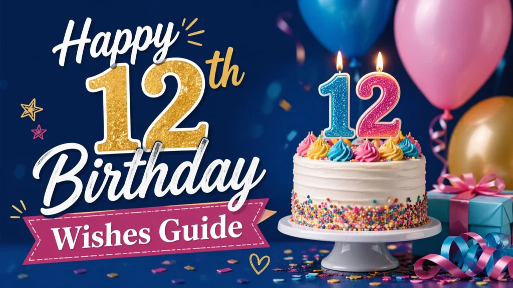 Happy 12th Birthday Wishes Guide
