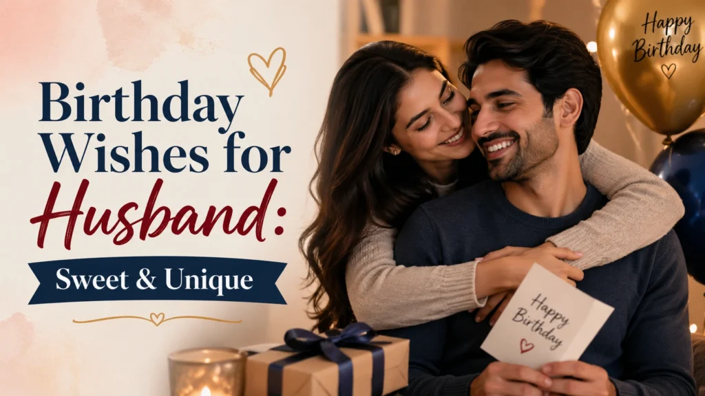 Birthday Wishes for Husband: Sweet & Unique