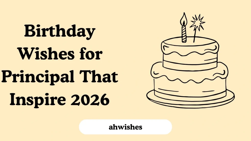 Birthday Wishes for Principal That Inspire