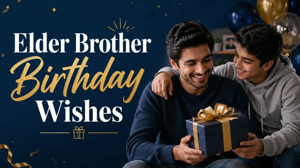 Elder Brother Birthday Wishes