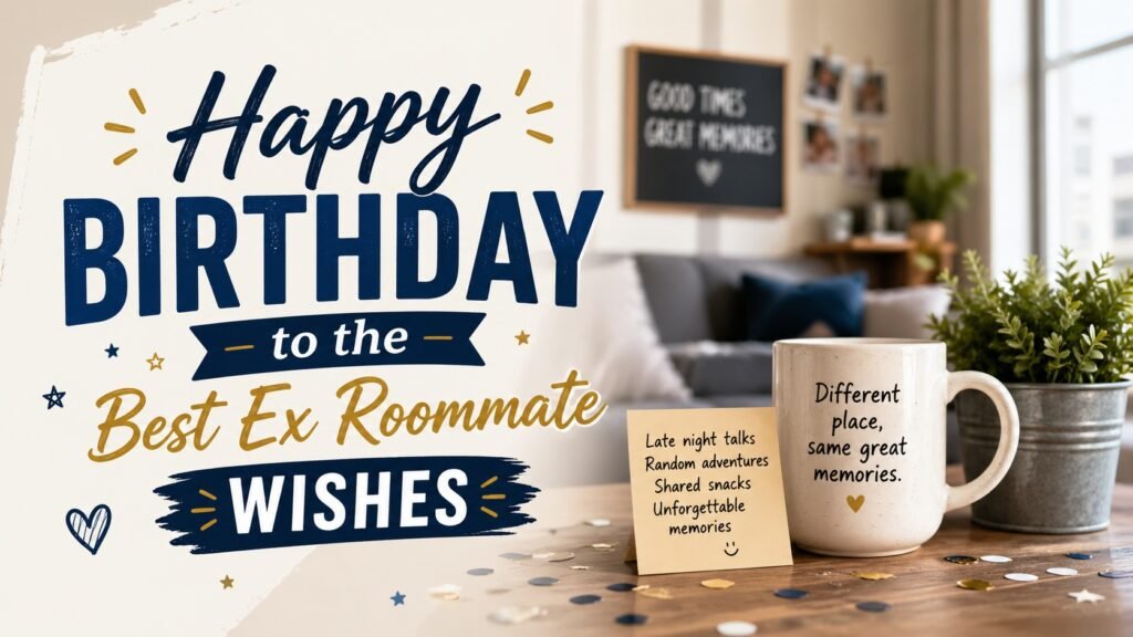 Happy Birthday to the Best Ex Roommate Wishes