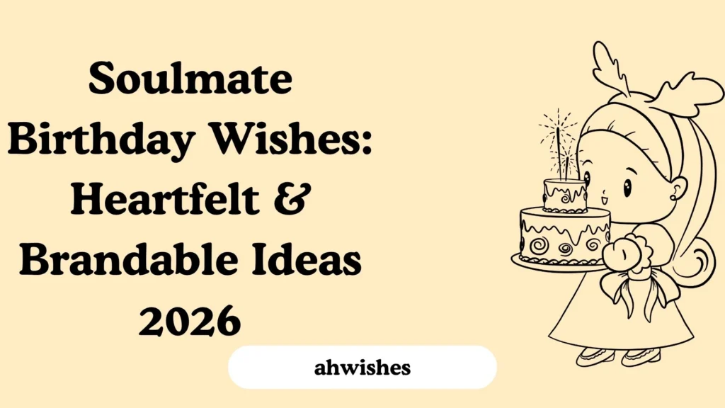 Soulmate Birthday Wishes: Heartfelt & Brandable Ideas