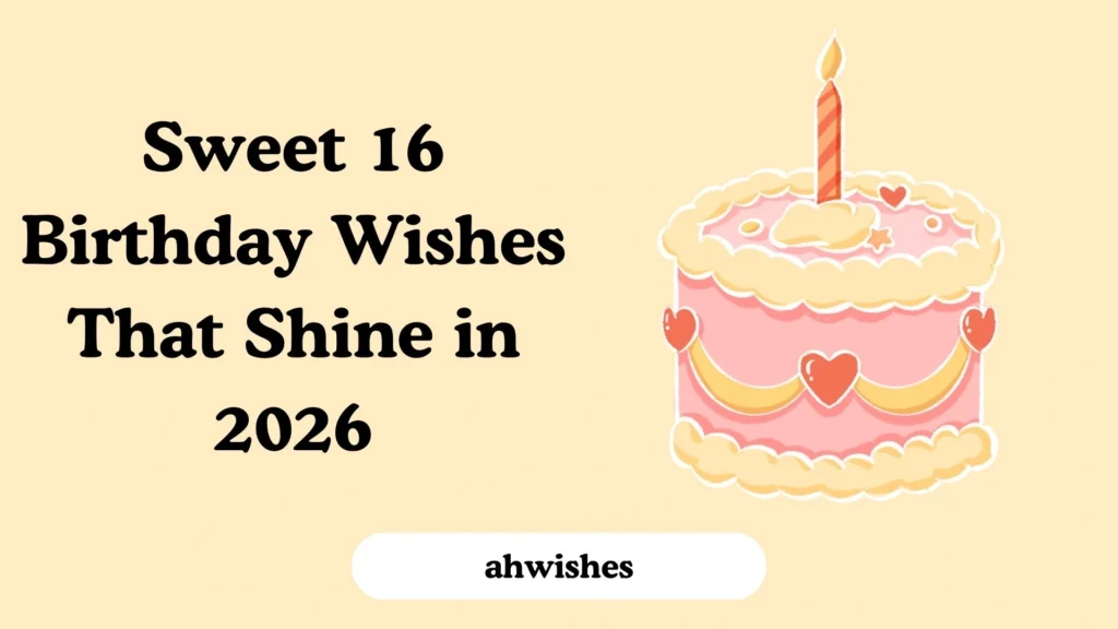 Sweet 16 Birthday Wishes That Shine