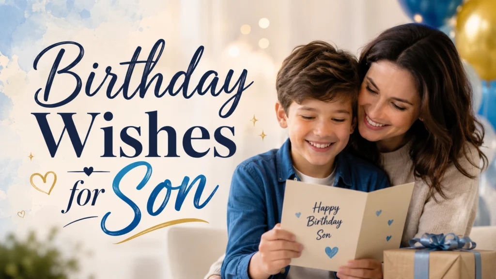 Birthday Wishes for Son