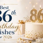 Best 86th Birthday Wishes