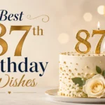Best 87th Birthday Wishes