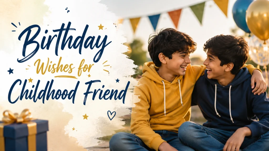Birthday Wishes for Childhood Friend