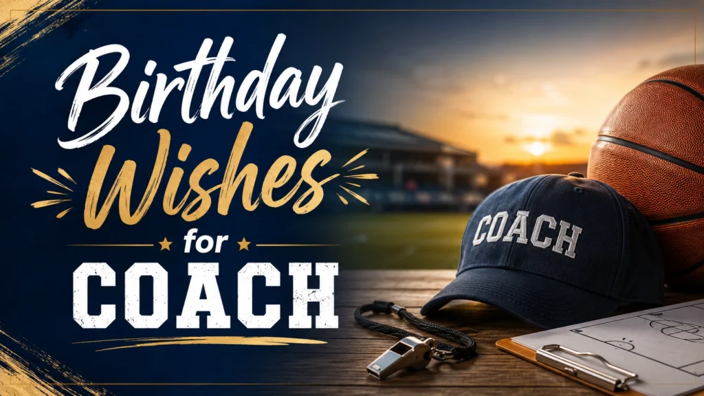 Birthday Wishes for Coach