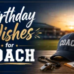 Birthday Wishes for Coach