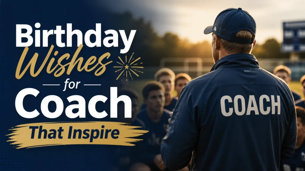 Birthday Wishes for Coach That Inspire