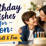 Birthday Wishes for Son: Heartfelt & Fun