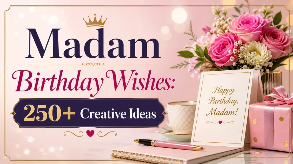 Madam Birthday Wishes: 250+ Creative Ideas