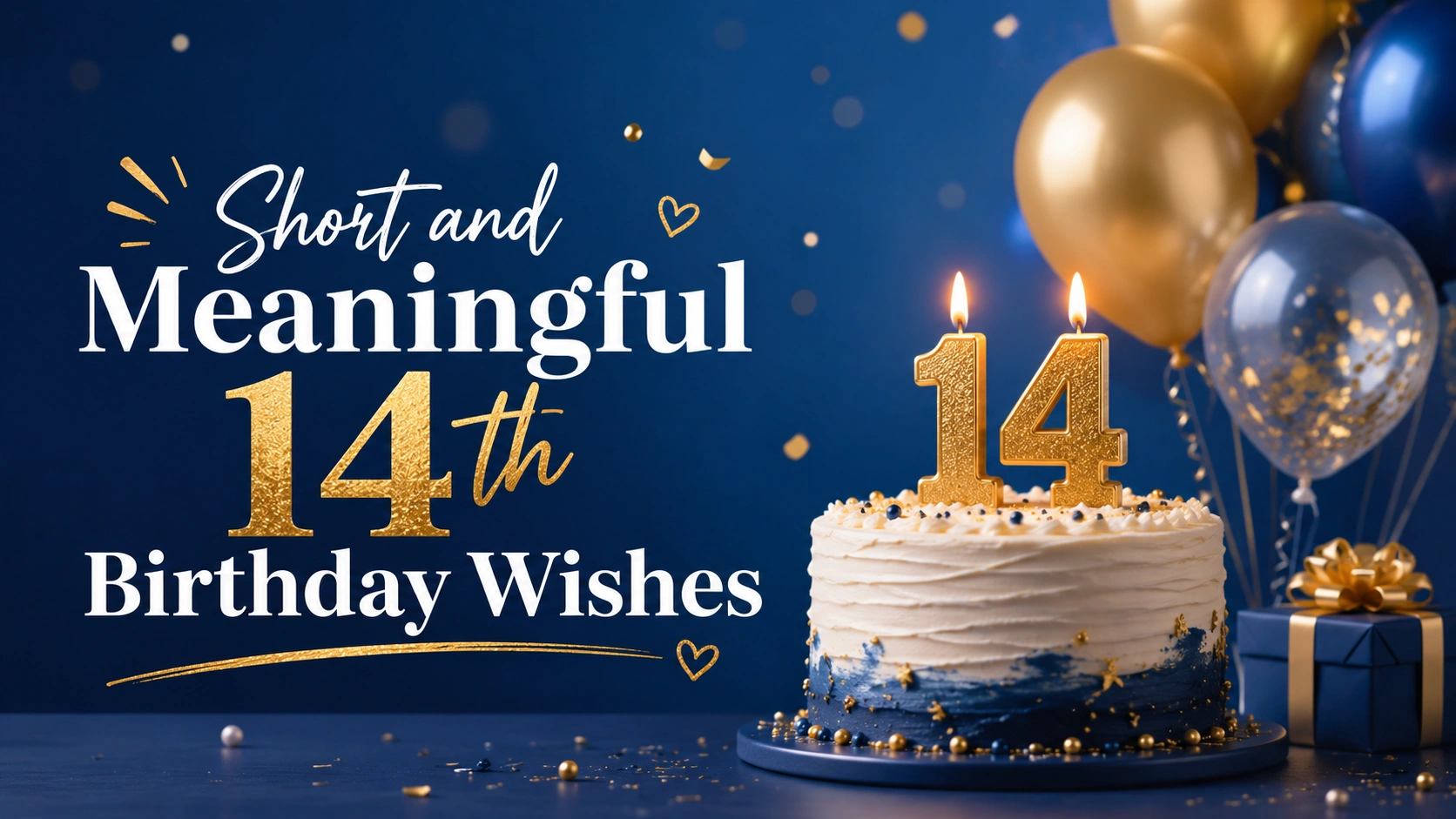 Short and Meaningful 14th Birthday Wishes