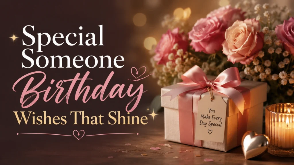 Special Someone Birthday Wishes That Shine