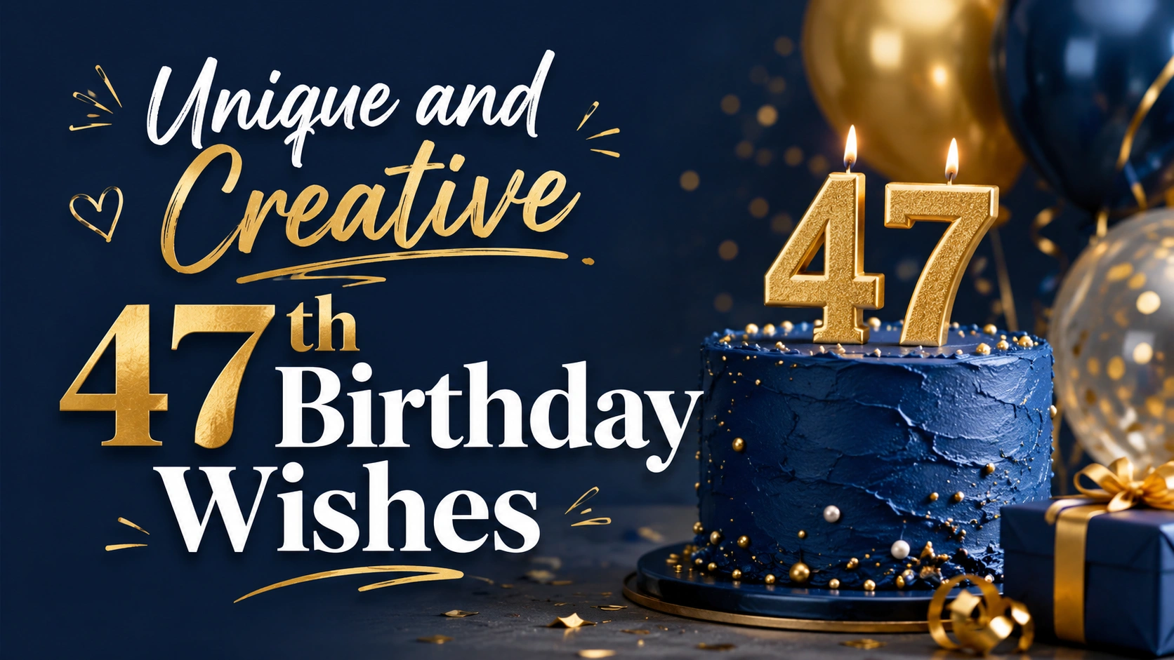 Unique and Creative 47th Birthday Wishes