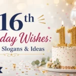 16th Birthday Wishes: Creative Slogans & Ideas