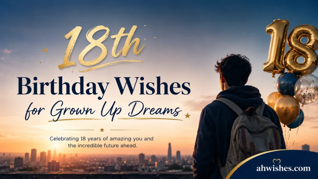 18th Birthday Wishes for Grown Up Dreams