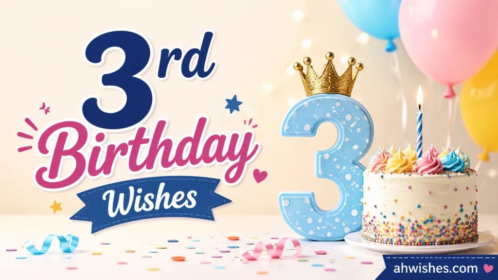 3rd Birthday Wishes