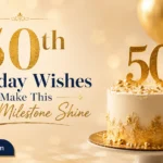 50th Birthday Wishes to Make This Golden Milestone Shine