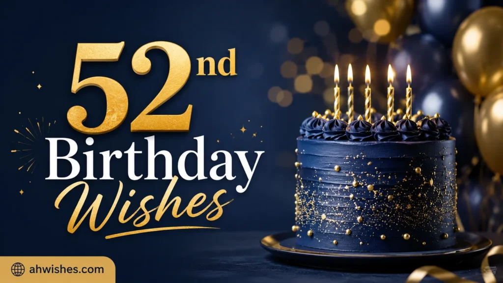 52nd Birthday Wishes