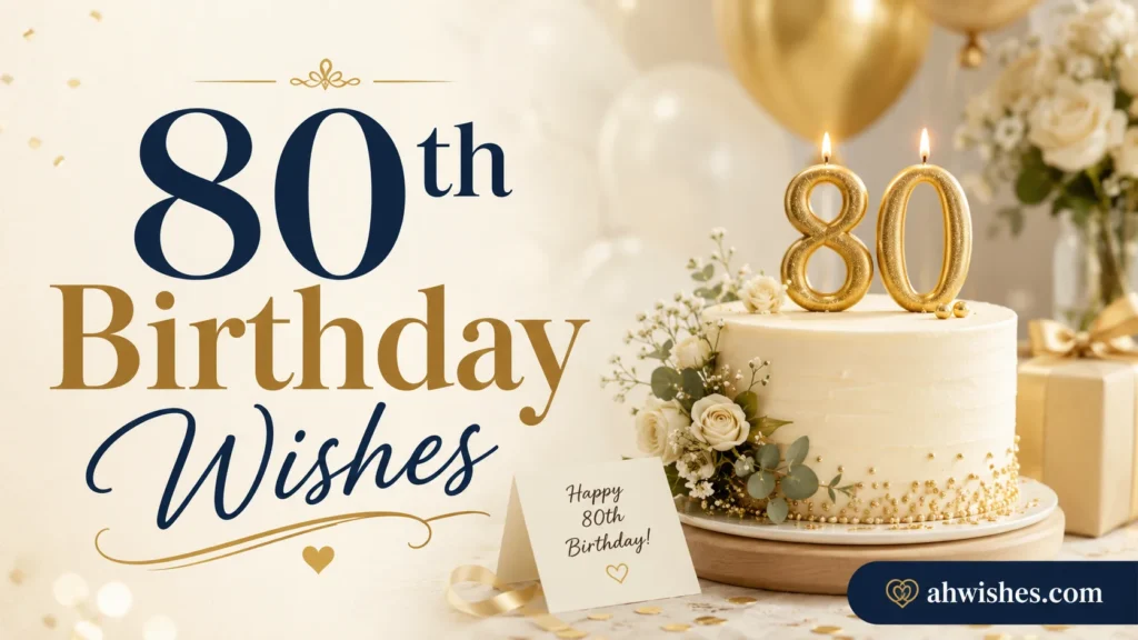 80th Birthday Wishes
