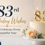 83rd Birthday Wishes That Celebrate Every Beautiful Year
