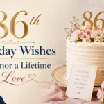 86th Birthday Wishes That Honor a Lifetime of Love