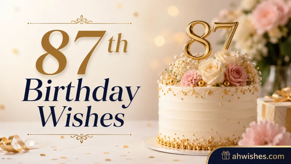 87th Birthday Wishes
