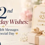 92nd Birthday Wishes: Heartfelt Messages a Special Day