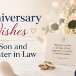 Anniversary Wishes for Son and Daughter-in-Law