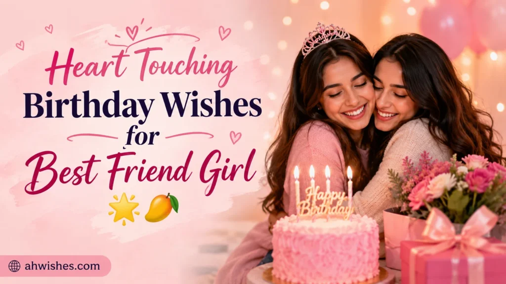 Heart Touching Birthday Wishes for Best Friend Girl