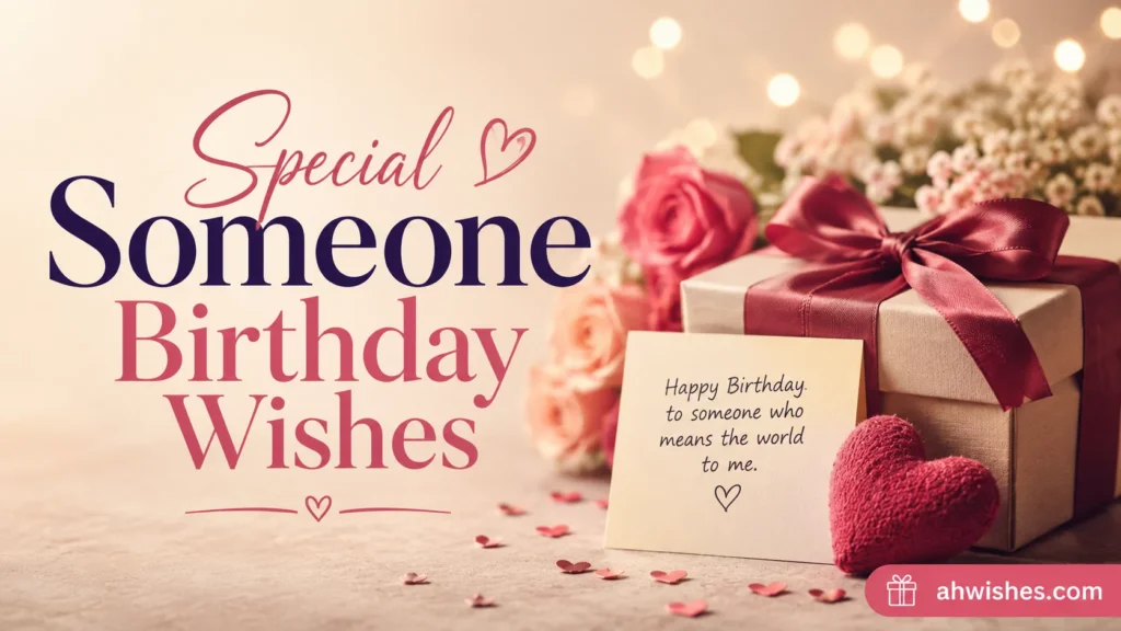 Special Someone Birthday Wishes
