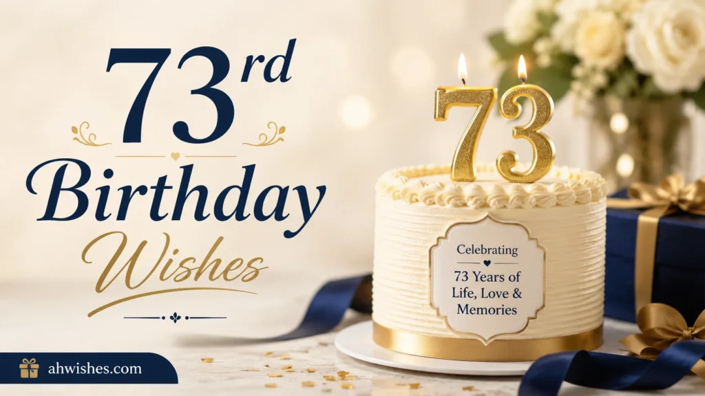 73rd Birthday Wishes