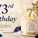73rd Birthday Wishes