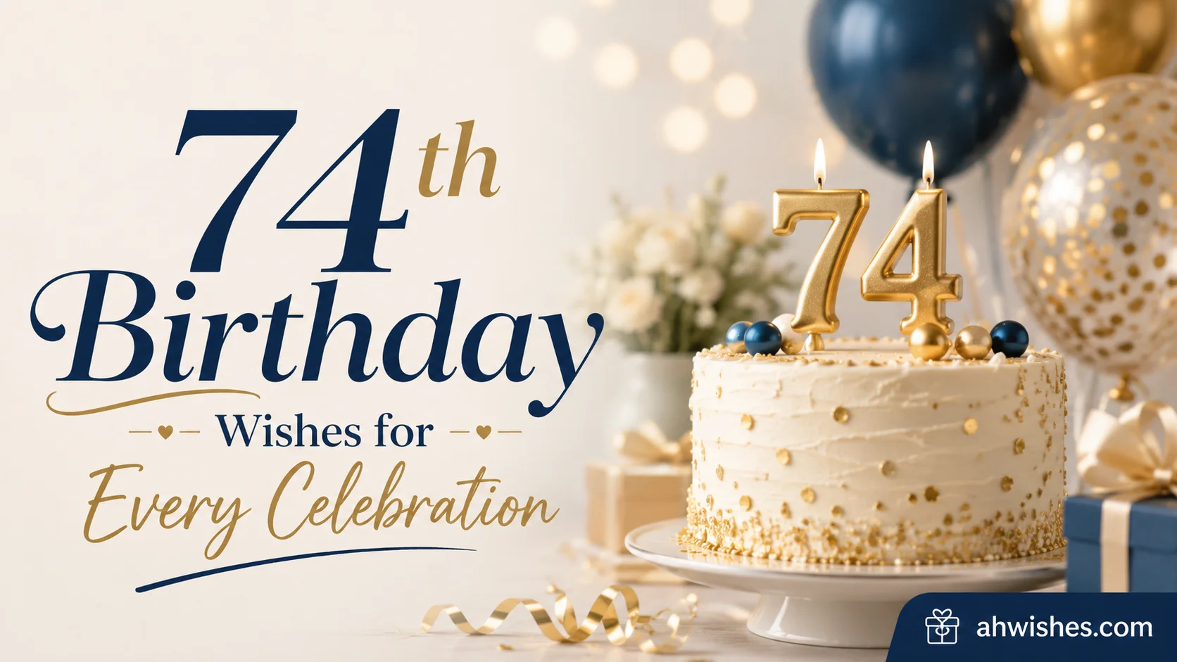 74th Birthday Wishes for Every Celebration