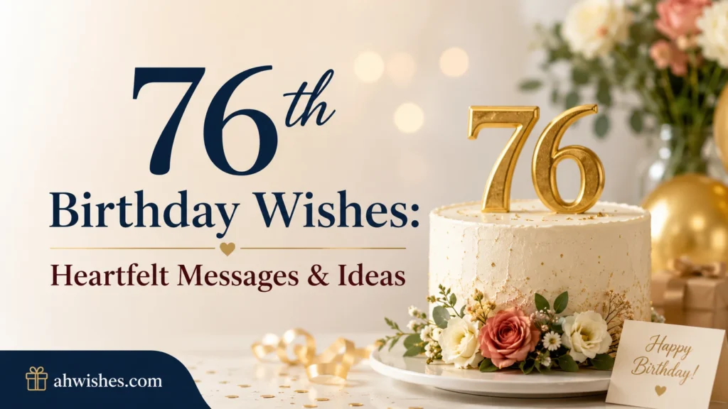 76th Birthday Wishes: Heartfelt Messages & Ideas